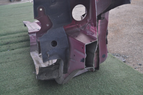 Front quarter left Nissan Leaf 13-17 red with central pillar, without side member