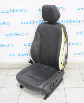 Driver's seat BMW 3 F30 12-18 without airbag, electric with memory, leather black, shot