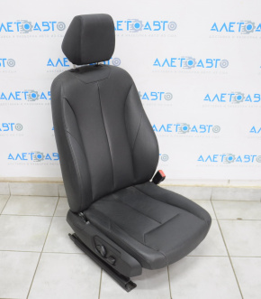 Passenger seat BMW 3 F30 12-18 with airbag, electric, leather black