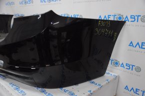 Bare rear bumper BMW 3 F30 12-15 without parking sensors, black, bumpers