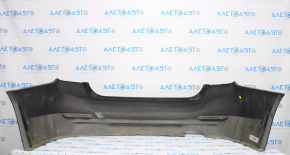 Bare rear bumper BMW 3 F30 12-15 without parking sensors, black, bumpers