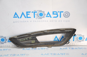 Bumper grille right Ford Focus mk3 15-18 rest for fog lights, type 1