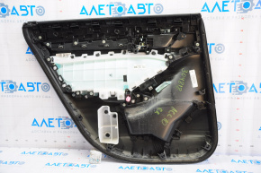 Door trim card rear right Honda Accord 18-18 black leather, scratches