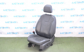 Driver's seat Ford Focus mk3 15-17 rest, with airbag, leather black, electric