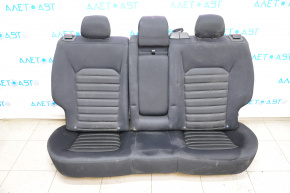 Rear row of seats 2 row Ford Fusion mk5 13-15 cloth black, white stitching