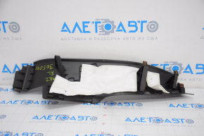 Rear pillar trim lower left Lincoln MKZ 13-14 black without SRS, broken fastener, scratches