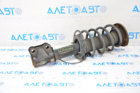 Shock absorber strut assembly front right Lincoln MKZ 13-16 with stiffness regulator, rust