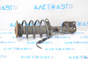 Shock absorber strut assembly front right Lincoln MKZ 13-16 with stiffness regulator, rust