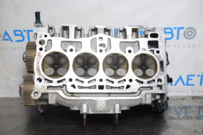 Cylinder head assembly VW Jetta 11-18 USA 1.4T 45k, for grinding, chip broken