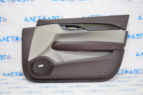 Door trim card front right Cadillac ATS 13- leather brown scratch