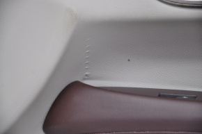 Door trim card front right Cadillac ATS 13- leather brown scratch