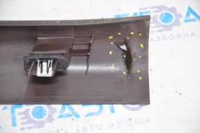 Door sill trim inner front left Cadillac ATS 13-18 brown, broken crepe, scratches