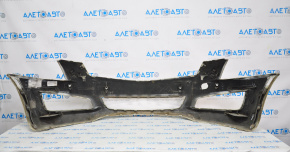 Bare front bumper Cadillac ATS 13-14 pre-restoration for parking white GBN, broken mount, scratch, tear
