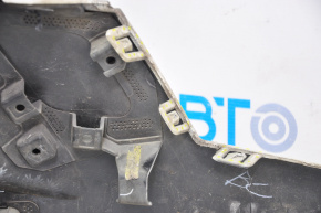 Bare front bumper Cadillac ATS 13-14 pre-restoration for parking white GBN, broken mount, scratch, tear