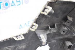 Bare front bumper Cadillac ATS 13-14 pre-restoration for parking white GBN, broken mount, scratch, tear