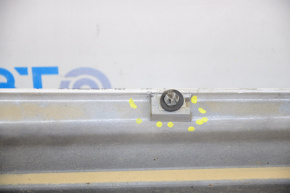 Right threshold Cadillac ATS 13-18 white, broken, scratched, dented, torn