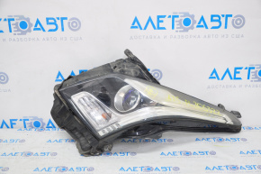 Headlight front left bare Cadillac ATS 13-19 halogen, for polishing