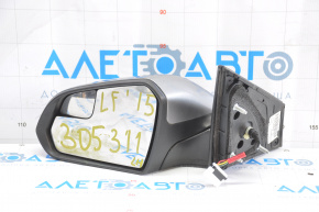 Left side mirror complete Hyundai Sonata 15-17 6 pins, turn signal, graphite