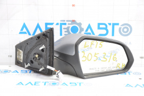 Right side mirror complete Hyundai Sonata 15-17 6 pins, turn signal, graphite