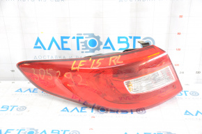 Light outer wing left Hyundai Sonata 15-17 lamp