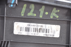 Instrument cluster Hyundai Sonata 15-17 121k scratches