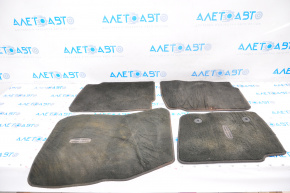 Set of floor mats for Lincoln MKZ 13-16 cloth black