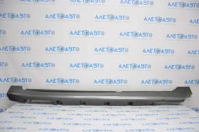 Left threshold Lincoln MKZ 13-20 graphite with seals, broken fastener, dented, missing fragment