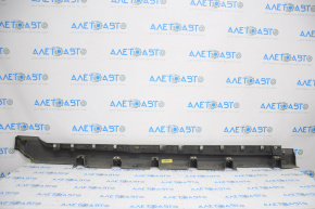 Left threshold Lincoln MKZ 13-20 graphite with seals, broken fastener, dented, missing fragment