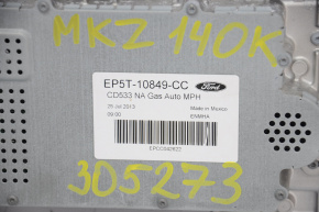 Instrument cluster Lincoln MKZ 13-16 2.0T 140k