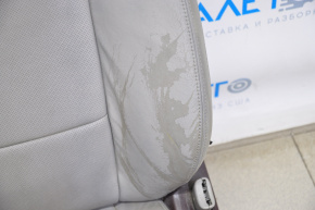 Driver's seat Cadillac ATS 13- with airbag, electric, gray leather, peeled leather, scratches