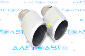 Exhaust tip left Porsche Cayenne 958 11-14 4.8 Turbo