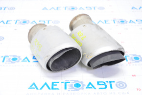 Exhaust pipe tip right Porsche Cayenne 958 11-14 4.8 Turbo dents, scratches