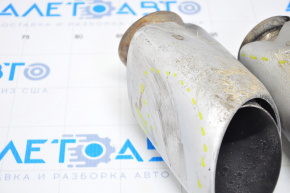 Exhaust pipe tip right Porsche Cayenne 958 11-14 4.8 Turbo dents, scratches