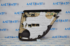 Door trim card rear left Cadillac ATS 13- brown leather