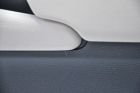 Central console armrest Honda Accord 18-22 beige leather, without air duct, scratches