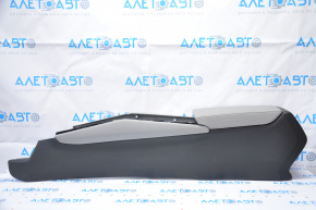 Console central armrest Honda Accord 18-22 gray leather, scratches, worn