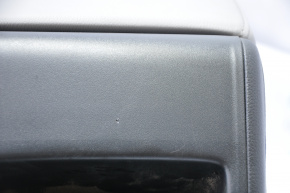 Console central armrest Honda Accord 18-22 gray leather, scratches, worn