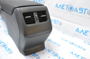 Console central armrest Honda Accord 18-22 black leather, with air duct
