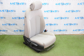 Passenger seat Hyundai Sonata 15-17 without airbag, mechanical, cloth gray