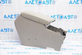 Central console armrest Hyundai Sonata 15-17 leather gray, for cleaning