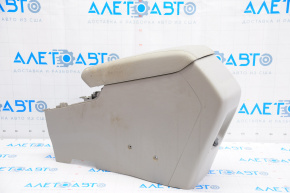 Central console armrest Hyundai Sonata 15-17 leather gray, for cleaning