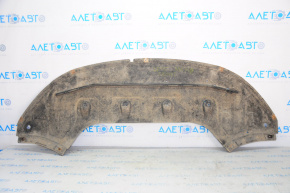 Front bumper protection Hyundai Sonata 15-17 eco, tears