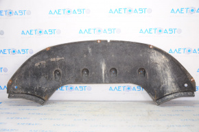 Front bumper protection Hyundai Sonata 15-17 eco, tears
