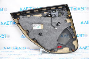 Door trim card rear right Mercedes CLA 14-19 leather black, broken crepe