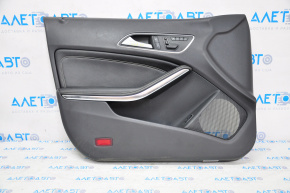Door trim card front left Mercedes CLA 14-19 leather black