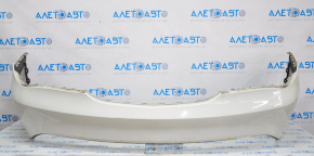 Bare rear bumper Mercedes CLA 14-19 usa, white, without parking sensors, scratches, broken mount