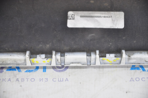 Bare rear bumper Mercedes CLA 14-19 usa, white, without parking sensors, scratches, broken mount