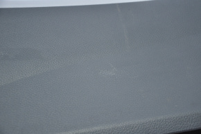 Console central armrest Nissan Altima 13-18 cloth black, scratch, worn