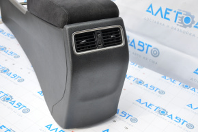 Console central armrest Nissan Altima 13-18 cloth black, scratches