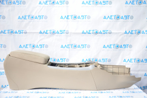 Console central armrest Nissan Altima 13-14 beige cloth, scratches